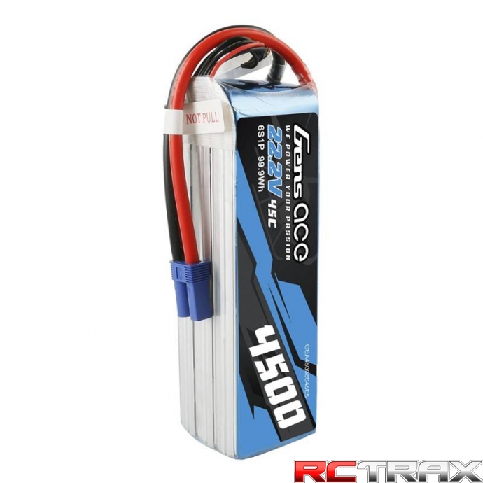 Battery Gens Ace 4500mAh 22.2V 45C 6S1P