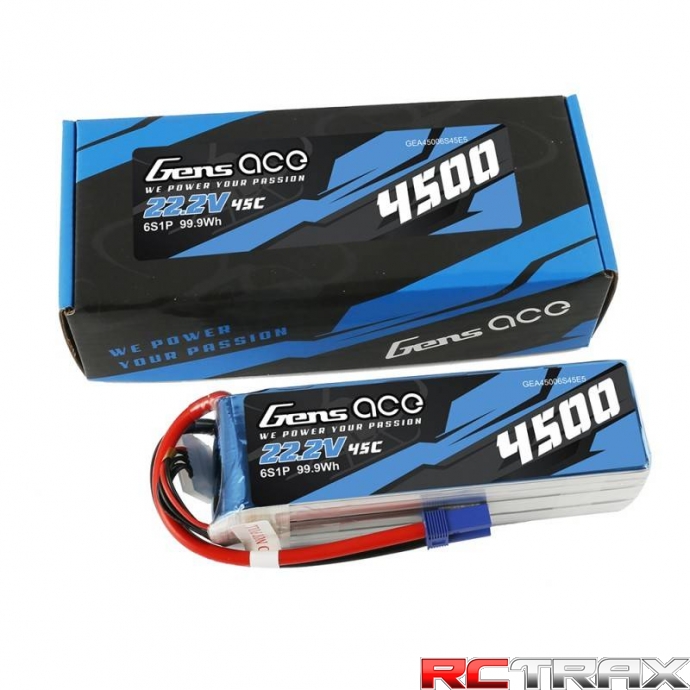 Battery Gens Ace 4500mAh 22.2V 45C 6S1P