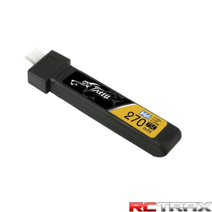 Battery Tattu LiPo 270mAh 3.8V 75C 1S1P JST-PHR 2.0 (5pcs)