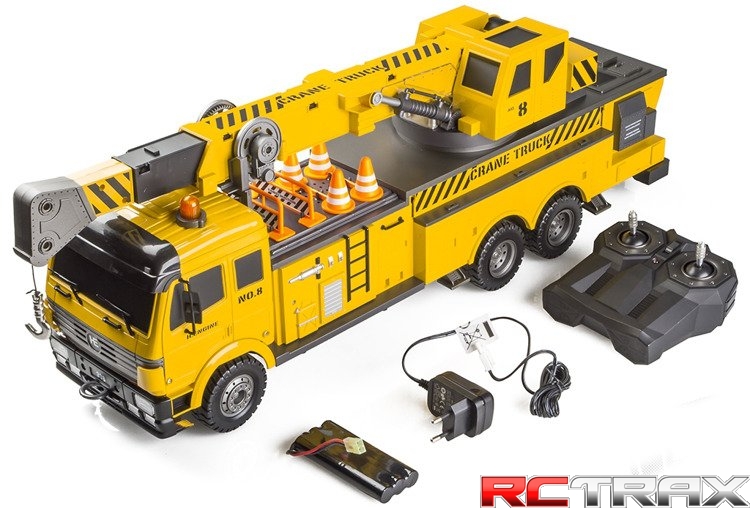 Dźwig Budowlany zdalnie sterowany Hobby Engine skala 1:18 Premium