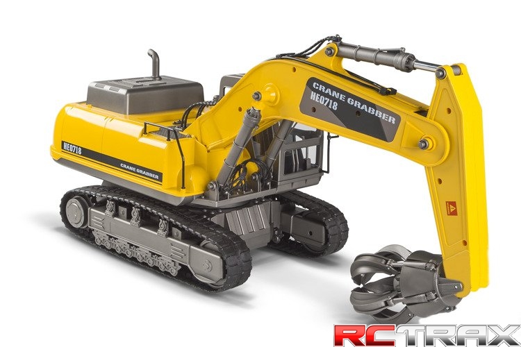 Dźwig Gąsienicowy zdalnie sterowany Hobby Engine skala 1:12 Premium z chwytakiem 