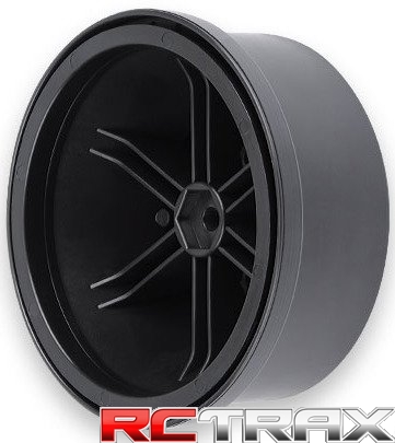Felgi ProLine Split Six 2.2"/3.0" SLASH RR/SLASH 4X4 z blokadą beadlock czarno-czerwone (2 szt.)