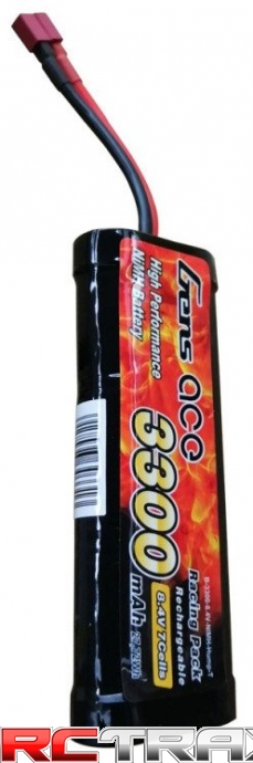 Gens Ace battery 3300mAh 8,4V NiMH Hump T Plug