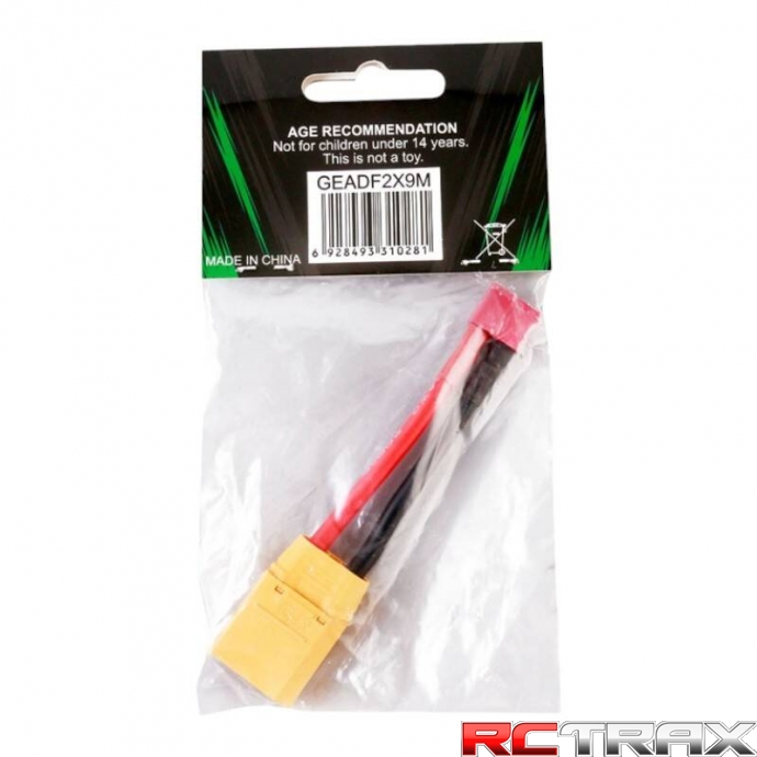 Gens ace Deans?T?female to XT90 male Adapter, AWG#12 60mm