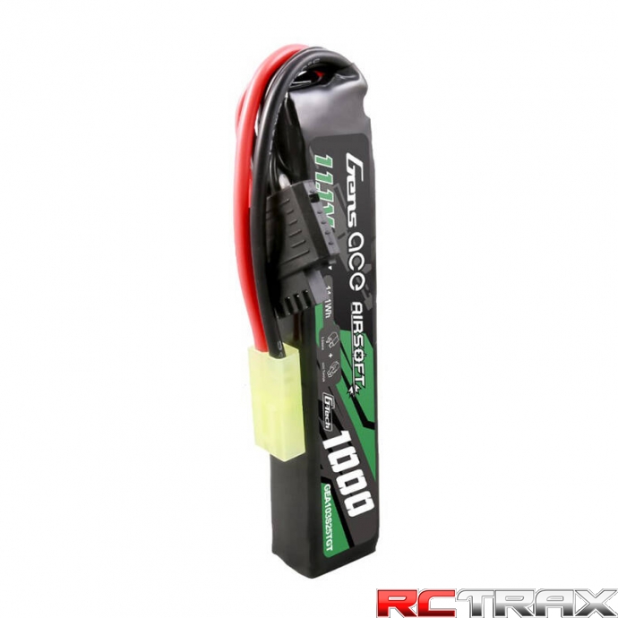 Gens ace G-Tech 25C 1000mAh 3S1P 11.1V Airsoft Gun Lipo Battery with Tamiya