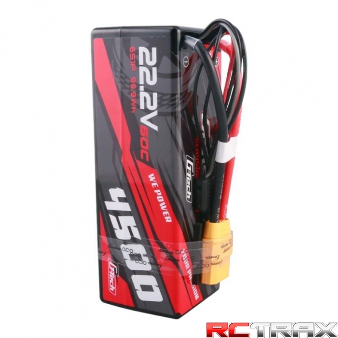 Gens ace G-Tech 4500mAh 6S1P 22.2V 60C HardCase RC car Lipo Battery 14#