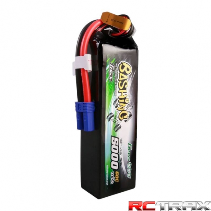 Gens ace G-Tech 5000mAh 14.8V 4S1P 60C Lipo Battery Pack with EC5 Plug-Bashing Series