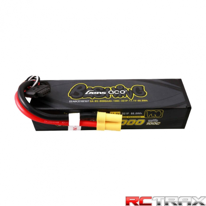 Gens ace G-Tech 8000mAh 11.1V 100C 3S1P Lipo Battery Pack with EC5-Bashing Series