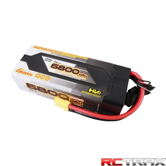 Gens ace G-Tech Advanced 6800mAh 22.8V 100C 6S1P HardCase 61#Lipo Battery Pack with EC5