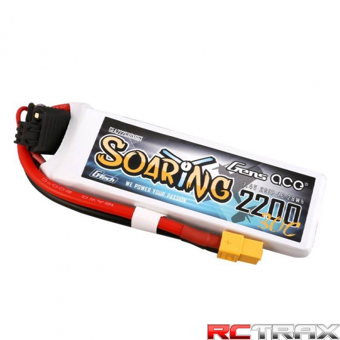 Gens ace G-Tech Soaring 2200mAh 11.1V 30C 3S1P Lipo Batte
