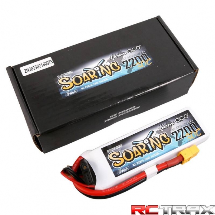 Gens ace G-Tech Soaring 2200mAh 11.1V 30C 3S1P Lipo Batte
