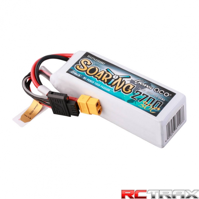 Gens ace G-Tech Soaring 2700mAh 14.8V 30C 4S1P LiPo XT60