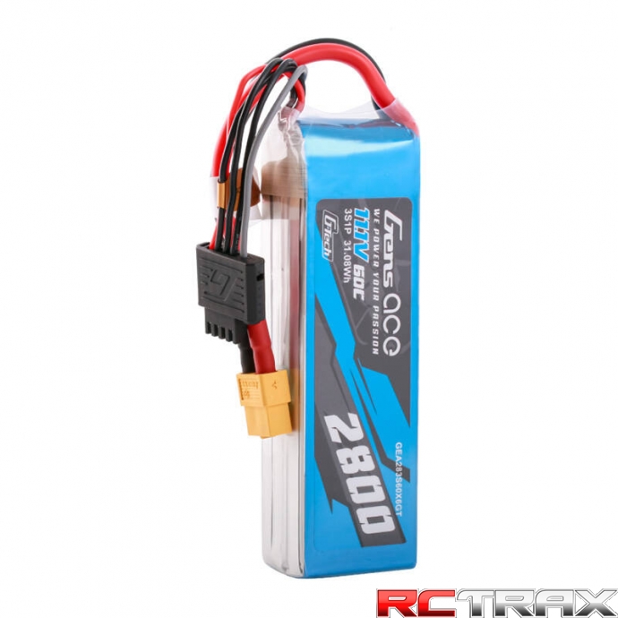Gens ace G-Tech Soaring 2800mAh 11.1V 60C 3S1P LiPo XT60