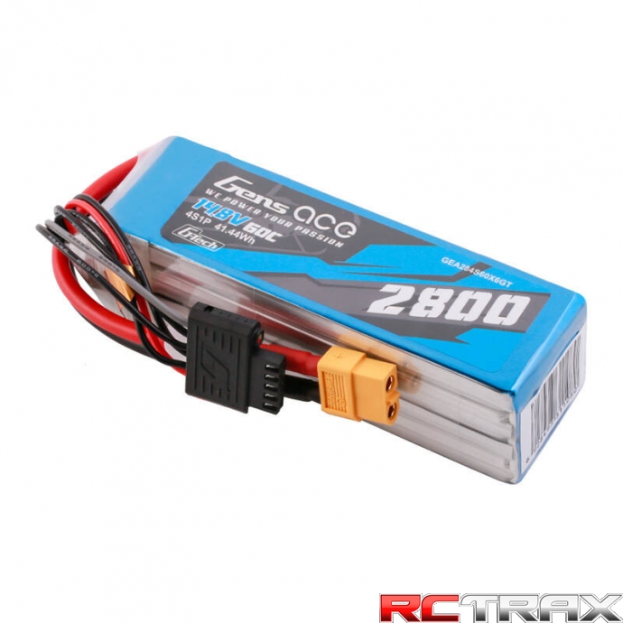 Gens ace G-Tech Soaring 2800mAh 14.8V 60C 4S1P LiPo  XT60