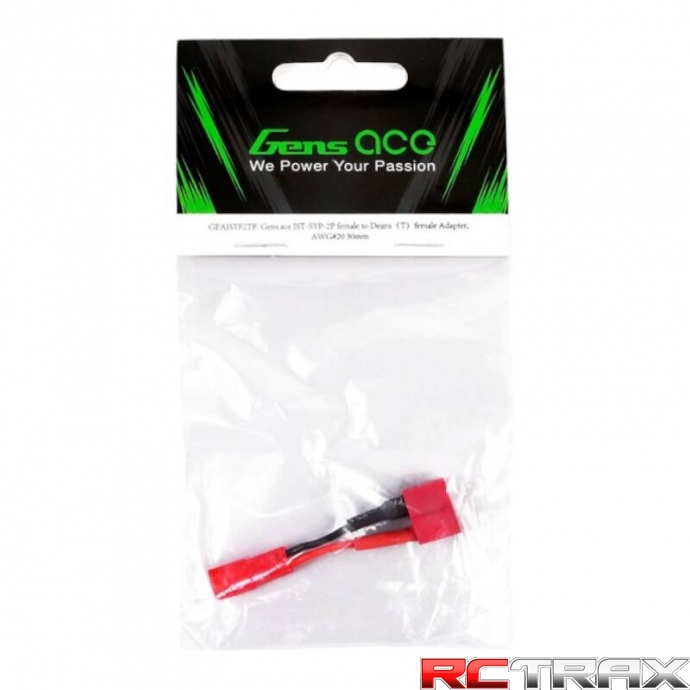 Gens ace JST-SYP-2P female to Deans?T?female Adapter, AWG#20 30mm