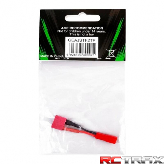 Gens ace JST-SYP-2P female to Deans?T?female Adapter, AWG#20 30mm