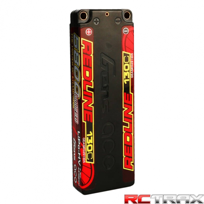 Gens ace Redline Series 5800mAh 7.6V 130C 2S1P HardCase 56# HV Ultra LCG LiPo Battery