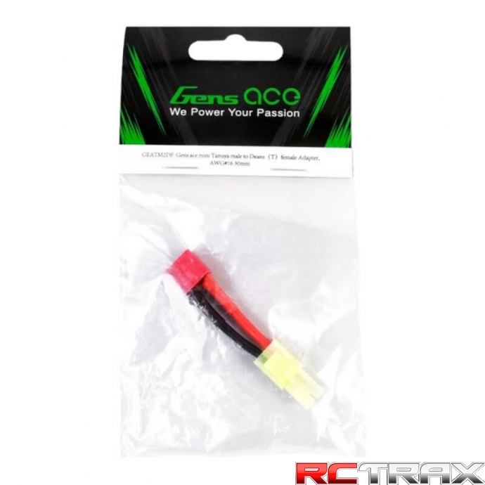 Gens ace mini Tamiya male to Deans?T?female Adapter, AWG#16 30mm