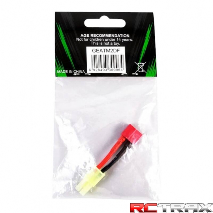 Gens ace mini Tamiya male to Deans?T?female Adapter, AWG#16 30mm
