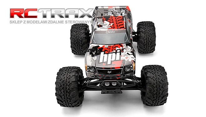 HPI 105898 NITRO GT-3 TRUCK PAINTED BODY (GRAY/RED/BLACK)
