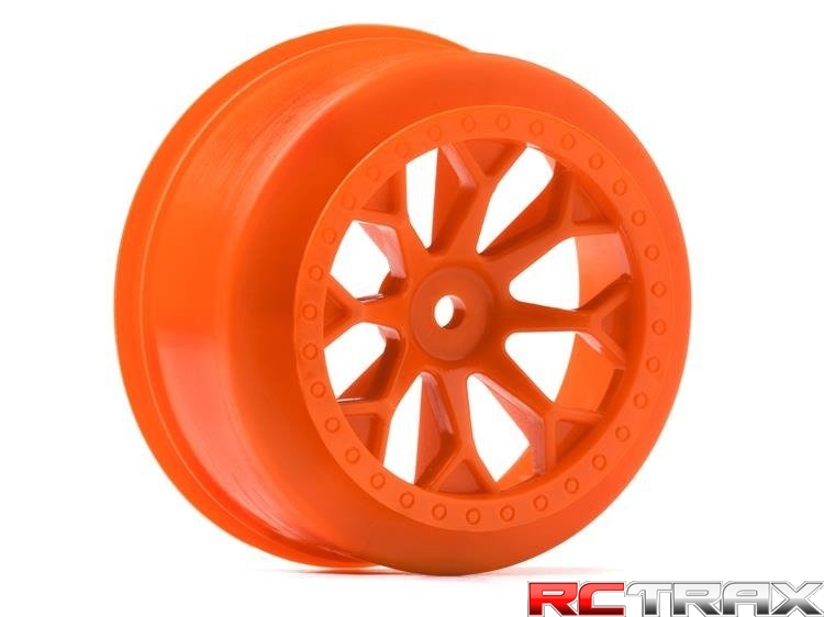 HPI 120134 8-SHOT SC WHEEL (ORANGE/2PCS)