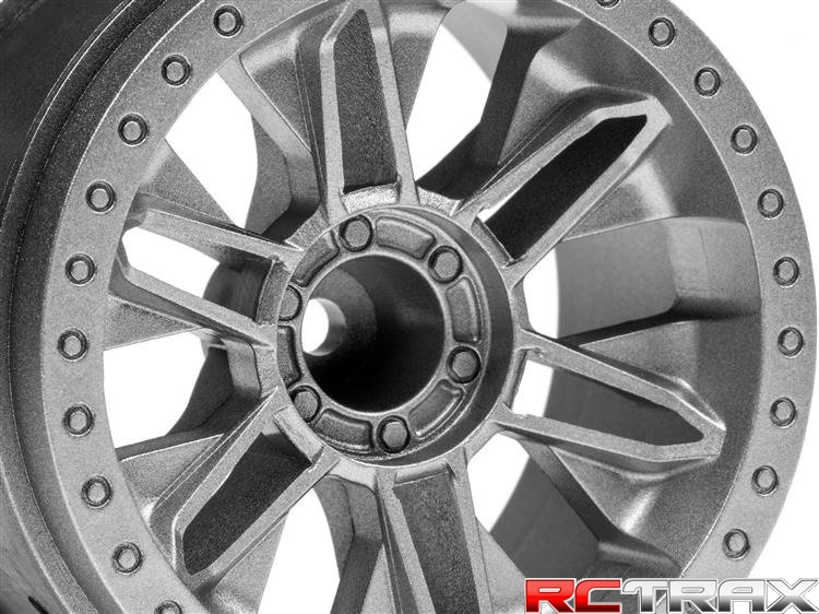 HPI 120136 6-SHOT ST WHEEL (SILVER/2PCS)
