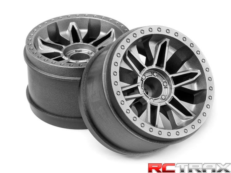 HPI 120136 6-SHOT ST WHEEL (SILVER/2PCS)