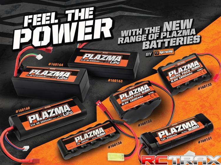HPI 160153 Plazma 6.0V 1600mAh NiMH Reciever Battery Pack