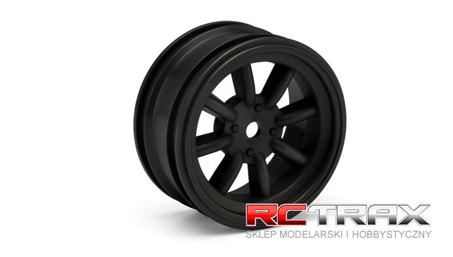 HPI 3931 MX60 8 SPOKE WHEEL BLACK OFFSET 0mm 2pcs