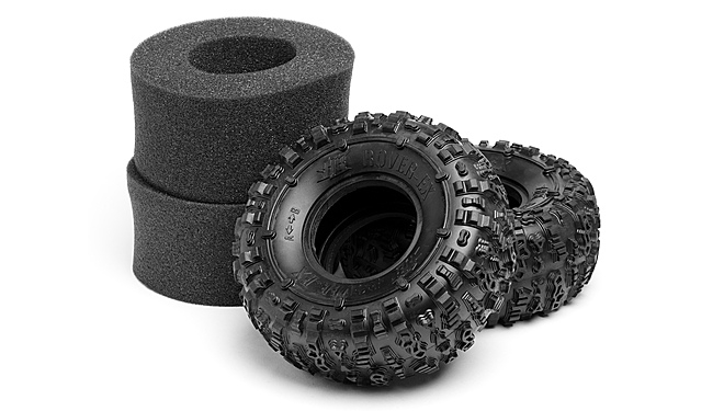 HPI 67916 CRAWLER ROVER-EX TIRE (2.2in/Pink/Rock Crawler/2pcs)