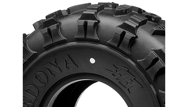 HPI 67918 - HB Sedona Tire (White / 2pcs)