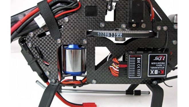Helikopter RC KDS 450 Quiet + aluminiowa skrzynka