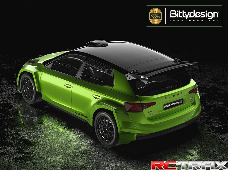 Karoseria do malowania ŠKODA Fabia RS Rally 2 1/10 WRC 190mm 1,2 mm twarda