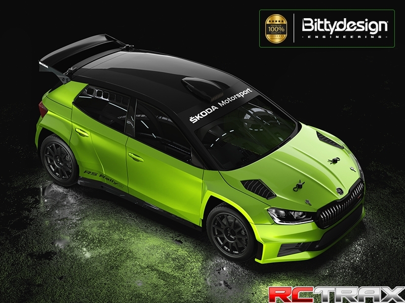 Karoseria do malowania ŠKODA Fabia RS Rally 2 1/10 WRC 190mm 1,2 mm twarda