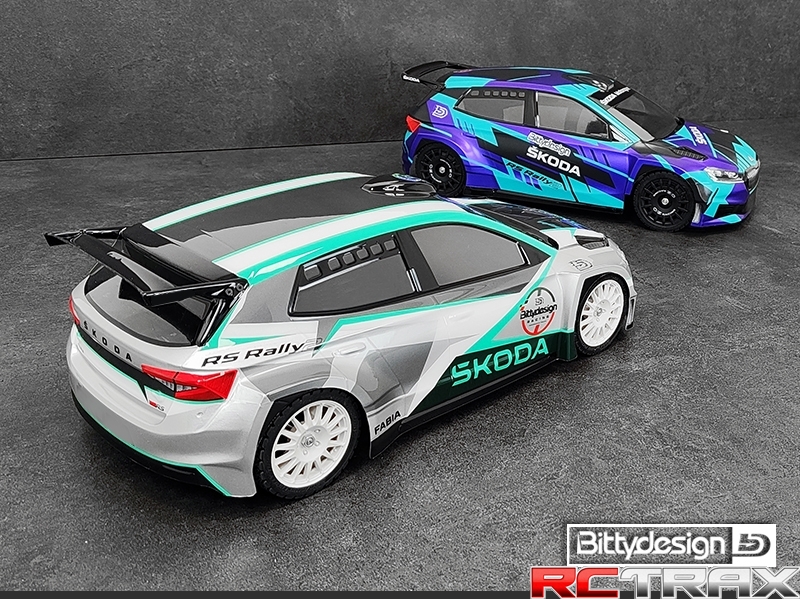 Karoseria do malowania ŠKODA Fabia RS Rally 2 1/10 WRC 190mm 1,2 mm twarda