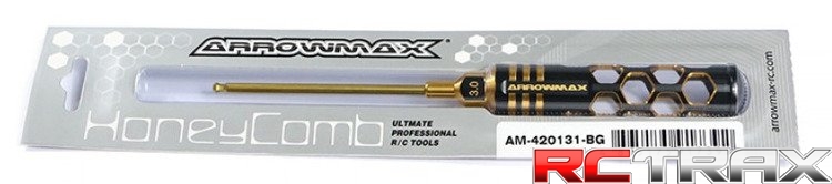  Klucz imbusowy kulowy Arrowmax Black Golden 3,0 x 100 mm