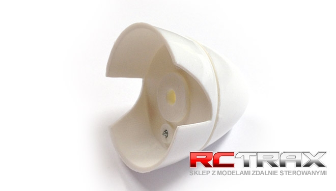 Kołpak plastikowy 44mm WHITE 2 łopatowy