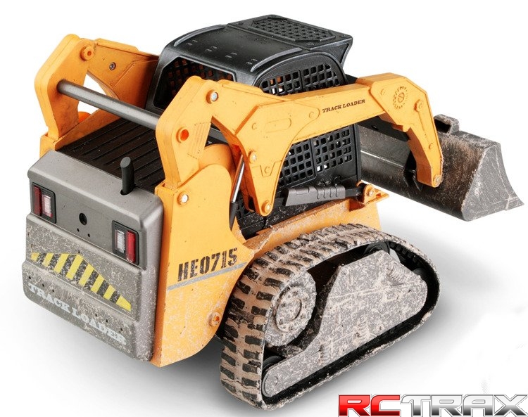 Koparko-Ładowarka zdalnie sterowana Hobby Engine skala 1:12 Premium -  brudna
