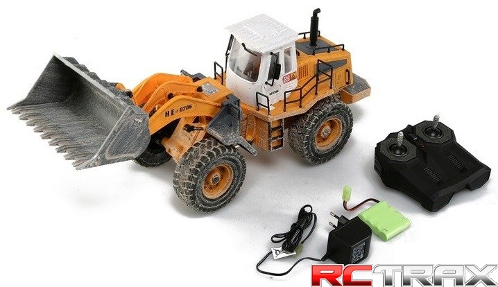 Ładowarka kołowa zdalnie sterowana Hobby Engine skala 1:14 Premium - brudna