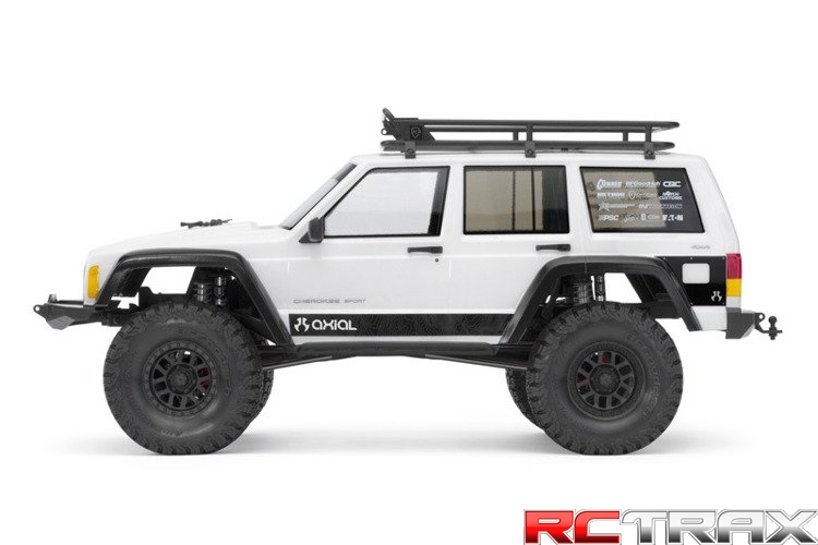 Model RC Axial SCX10 II 2000 Jeep Cherokee 4WD 1:10 biały KIT