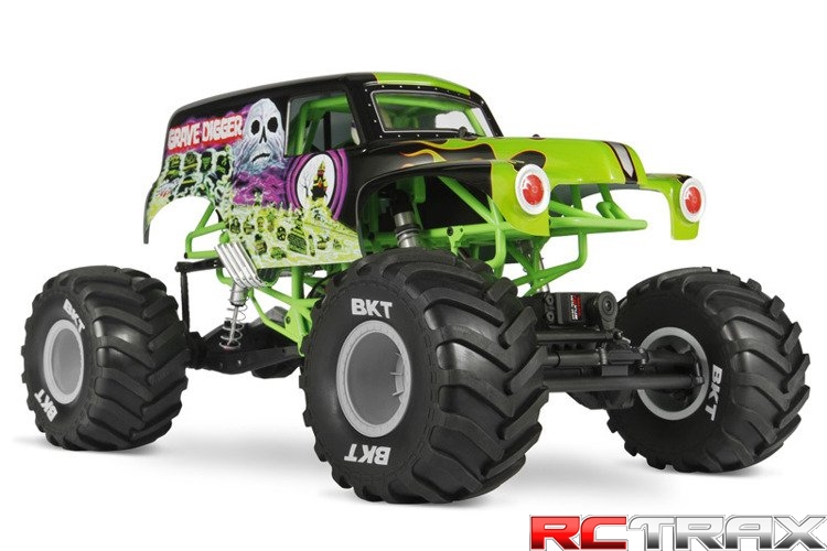 Model RC Axial SMT10 Grave Digger Monster Truck 4WD 1:10 RTR