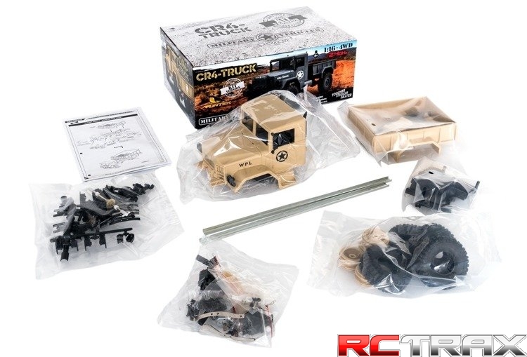 Model RC Funtek CR4 1:16 4WD piaskowy (KIT)