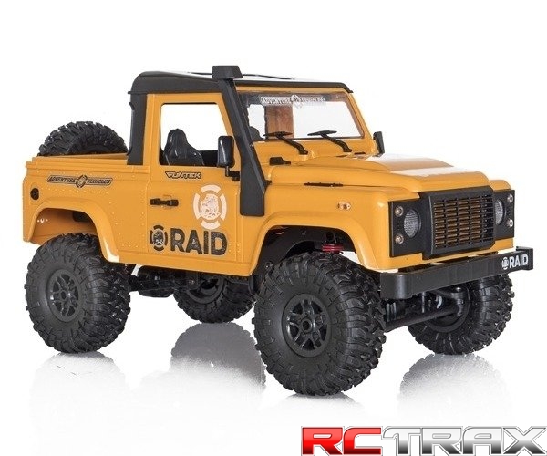 Model RC Funtek Raid2 1:12 4WD żółty