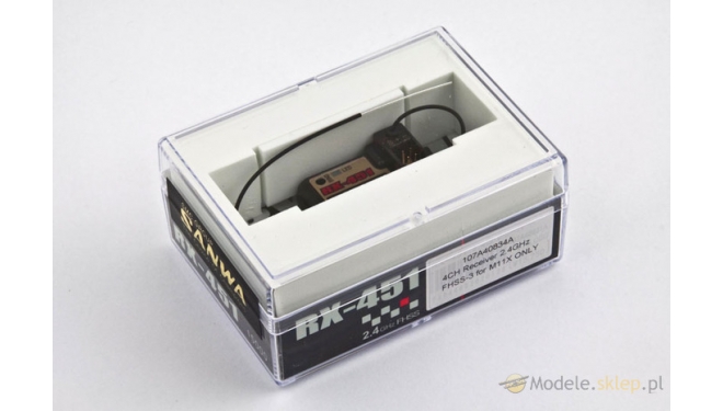 Odbiornik SANWA - RX-451 FHSS-3 2,4 GHz