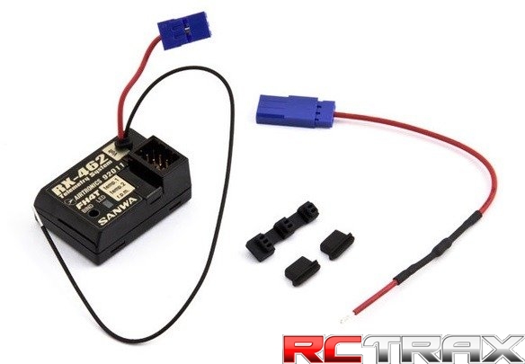 Odbiornik Sanwa RX-462 2,4 GHz FHSS-4 (z telemetrią)