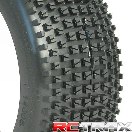 Opony AKA Buggy Enduro (Ultra Soft) 1:8 - czerwone wkładki (2 szt.)