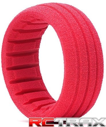 Opony AKA Buggy Enduro (Ultra Soft) 1:8 - czerwone wkładki (2 szt.)