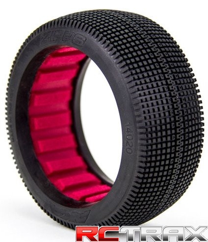 Opony AKA Buggy ZIPPS (Soft - Long Wear) 1:8 - czerwone wkładki (2 szt.)