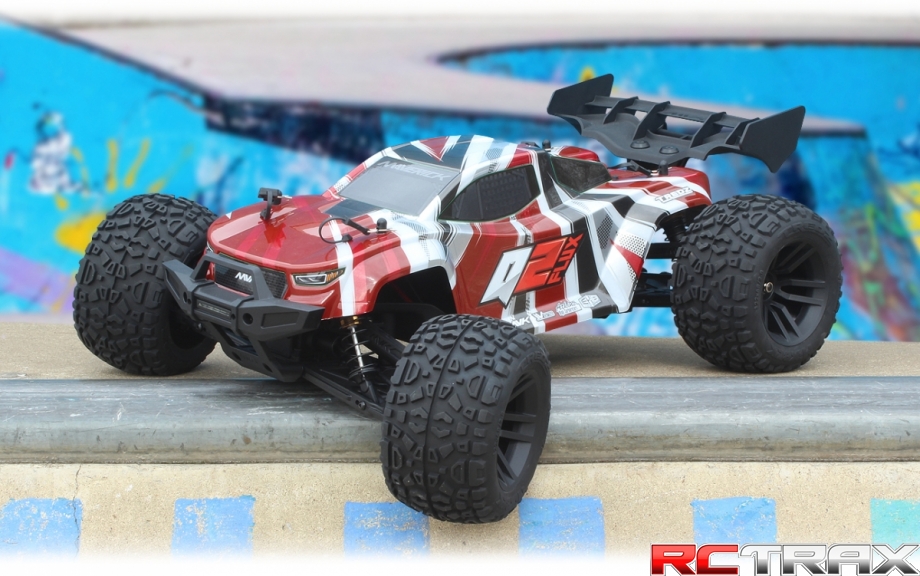 Quantum2 XT Flux 1/10 Stadium Truck - Czerwony
