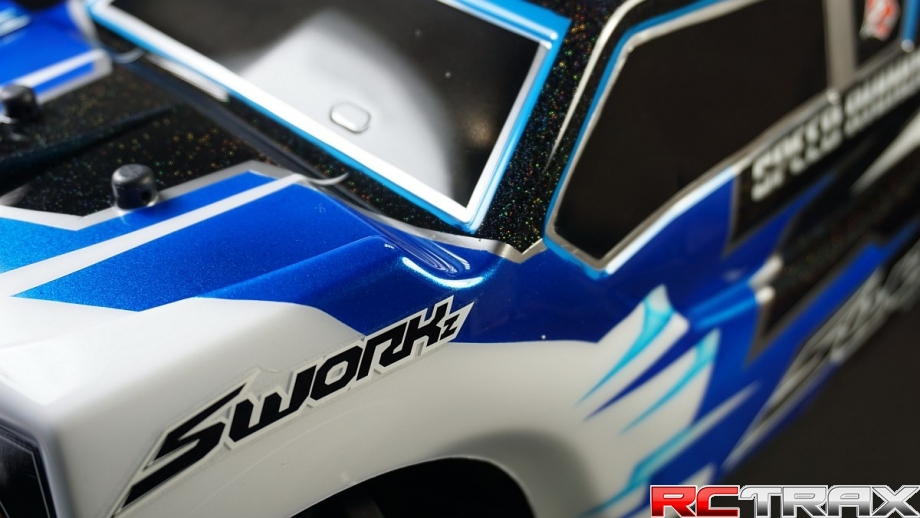 SWORKZ 1/8 Off Road Truggy RHINOCERO III Speed karoseria przeźroczysta